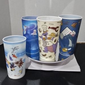 4 DISNEY EPCOT 2018 & 2020 Festival - Lenticular Cups 🥤 😋 Figment Remy